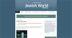 Desktop Screenshot of ajwnews.com